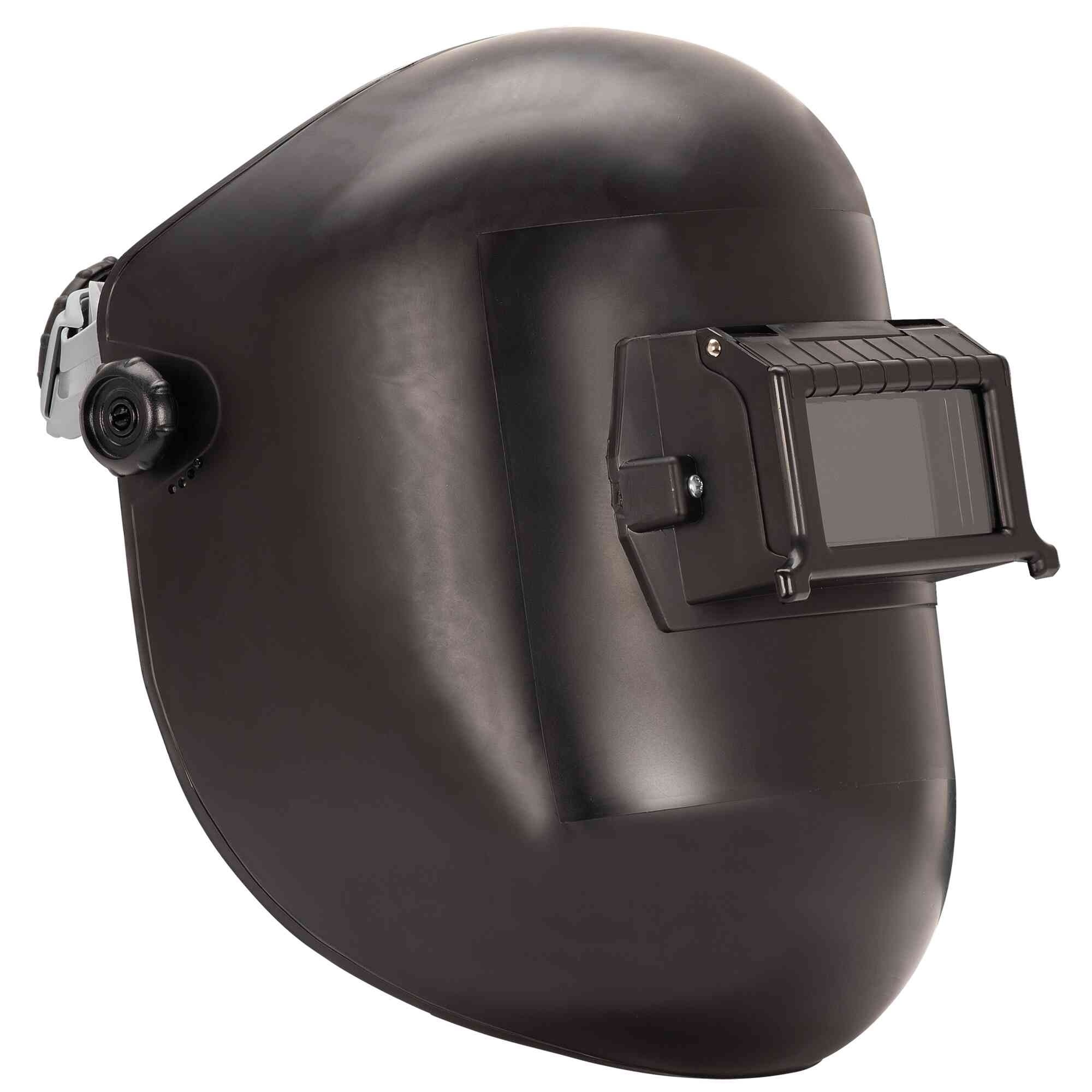 Jackson Safety® - Welding Helmet - Passive - Super Tuff Nylon - Lift Front - 2" x 4.25" Viewing Area - Shade 10 - 370 Speed Dial Headgear - Black - 280PL Series - Model # 14301